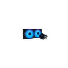 Chieftec Iceberg 240 RGB AIO Liquid Cooler - 240mm Radiator, Dual ARGB PWM Fans, Infinity Mirror Pump