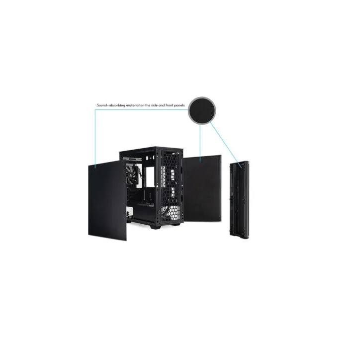 Chieftec Vita AZ-01B-OP PRO Mini mATX Tower Case Black USB-C 330mm GPU — image 4