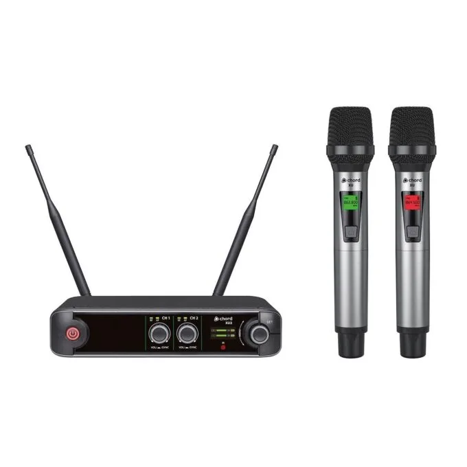 Chord XU2-H - 171.014UK - Wireless True Diversity UHF System with 2x Handheld Microphones — image 1