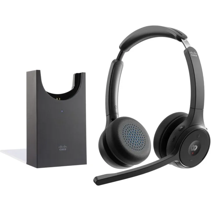Cisco Headset - 722 - Wireless Dual+Stand — image 1