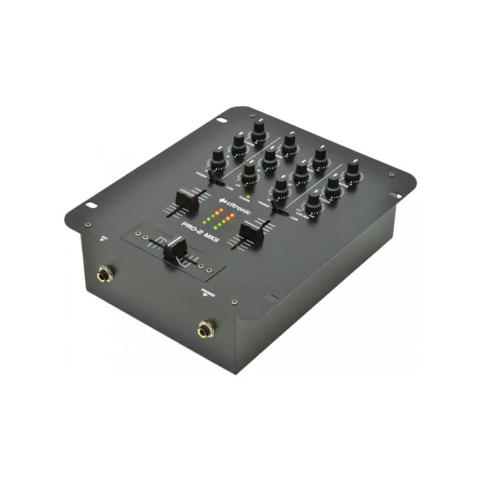 Citronic 2Ch 5 Input Mixer - PRO-2 - Black 172.752UK — image 1