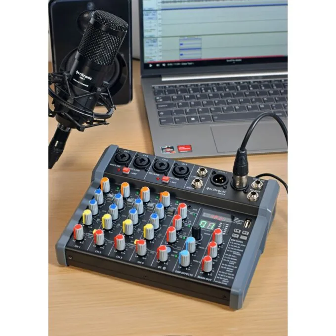 Citronic 6ch Mixer with DSP BT PC USB Play-Rec 170.864UK - CMA-8 - 6ch Mixer with DSP BT PC USB Play-Rec 170.864UK — image 6