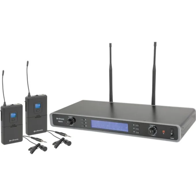 Citronic Dual Multi-UHF Neckband Lavalier System - RU210-N - Dual Multi-UHF Neckband Lavalier System 171.971UK — image 1