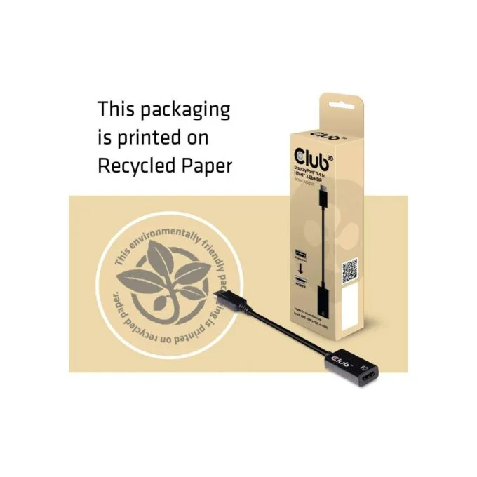 Club3D DisplayPort to HDMI 2.0b HDR 4K60Hz Active Adapter — image 5