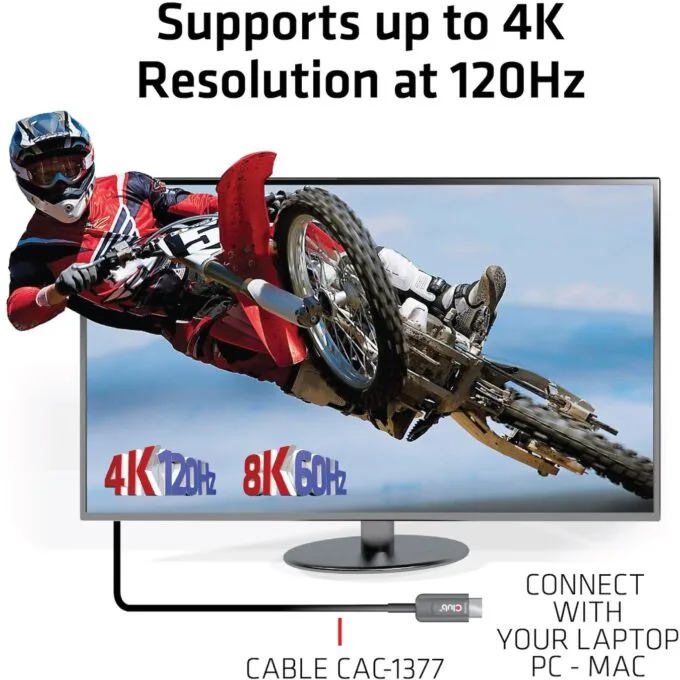 Club3D HDMI Cable A to A - 2.1 Active Optical - 8K60Hz UHD - 15 m Retail — image 5