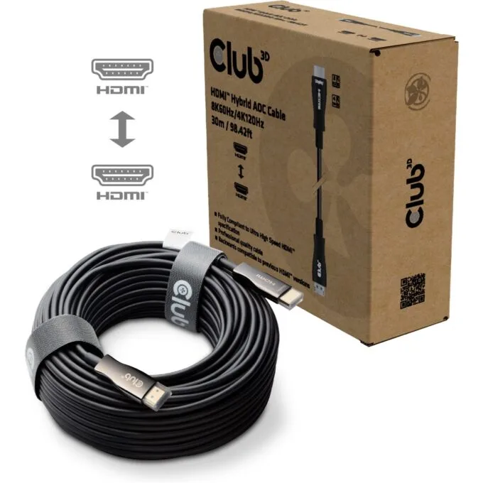 Club3D HDMI Cable A - to A 2.1 Active Optical 8K60Hz UHD 30 m — image 18