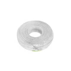 CM04W TEL CBL FLAT 4-WIRES 100m WHITE LOGILINK