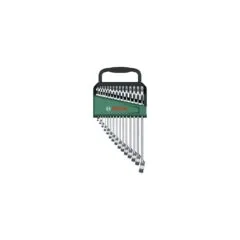 Combination open-end wrench set - 15 pieces, wrench