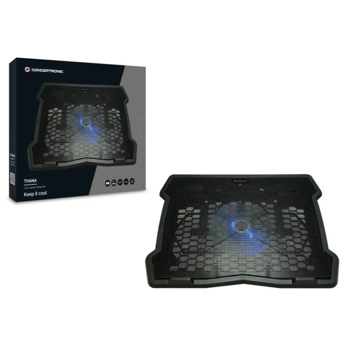 CONCEPTRONIC 1-Fan USB-A2.0 Laptop-Kühlpad 5Kg 15.6' sw — image 3