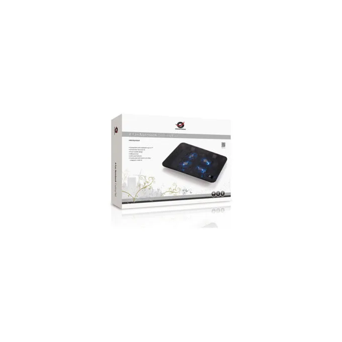CONCEPTRONIC 4-Fan USB-A2.0 Laptop-Kühlpad 25Kg 15.6' sw — image 4