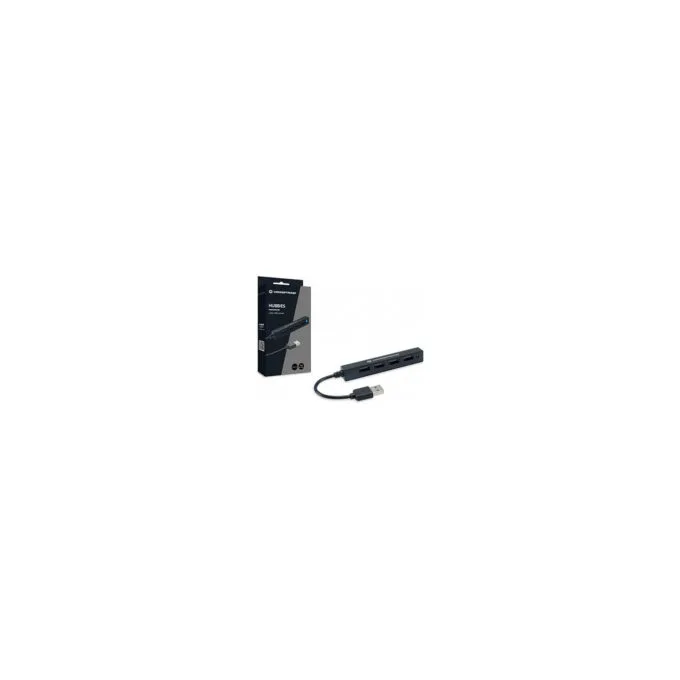 CONCEPTRONIC 4-Port Hub USB-A2.0- to 4xA2.0 schlank o.Netz. sw — image 2