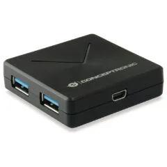 CONCEPTRONIC 4-Port Hub USB-A3.0 Mini-B - to 4xA3.0 o.Netz. sw