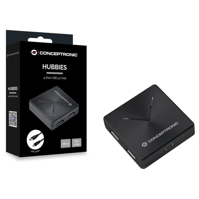 CONCEPTRONIC 4-Port Hub USB-A3.0 Mini-B - to 4xA3.0 o.Netz. sw — image 5