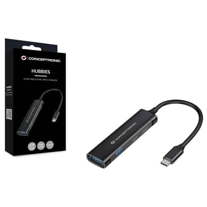 CONCEPTRONIC 4-Port Hub USB-C3.2Gen1- to 2xA3.0 2xC o.Netz. sw — image 6