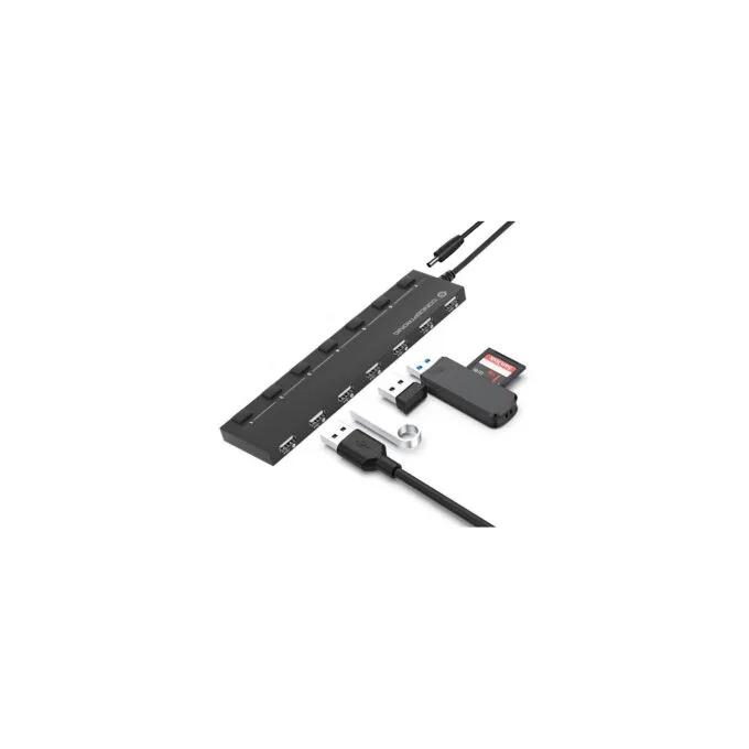 CONCEPTRONIC 7-Port Hub USB-A2.0- to 7xA2.0 DC o.Netz. sw — image 5