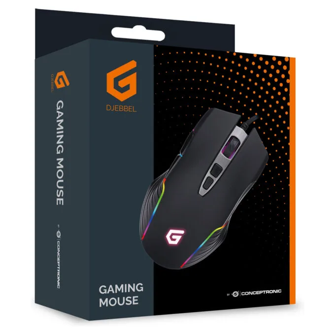 CONCEPTRONIC Gaming USB Maus. 7200 DPI. IC sensor.DJEBBEL03B — image 4