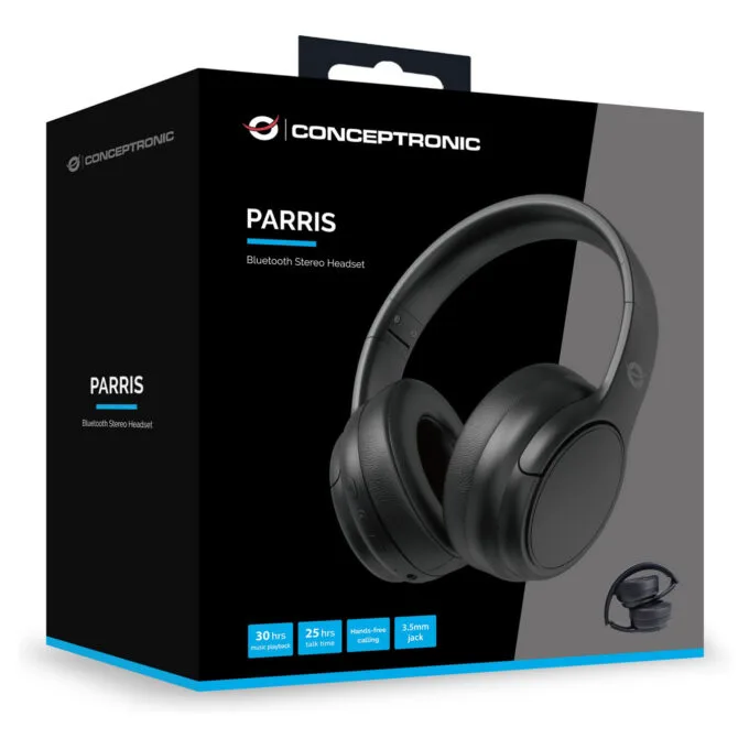 CONCEPTRONIC Headset Wireless BT 5.4 Stereo o.Bügel 25Std sw — image 4