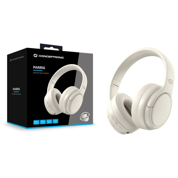 CONCEPTRONIC Headset Wireless BT 5.4 Stereo o.Bügel 30Std ws — image 3