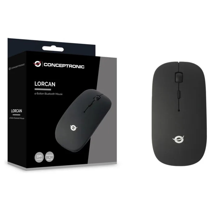 CONCEPTRONIC LORCAN01B 4-Tasten Bluetooth Maus schwarz — image 4