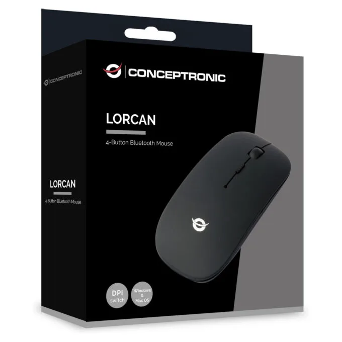 CONCEPTRONIC LORCAN01B 4-Tasten Bluetooth Maus schwarz — image 5