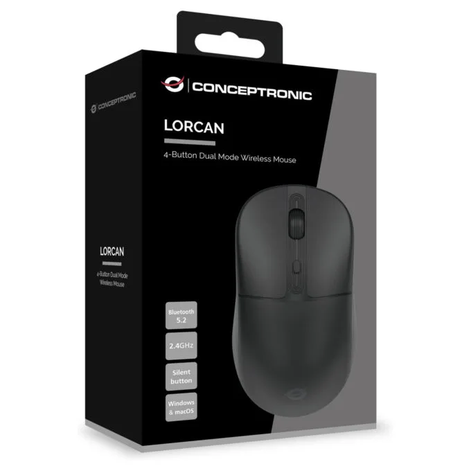 CONCEPTRONIC LORCAN04B 4-Tasten Bluetooth Maus wireless sw — image 8