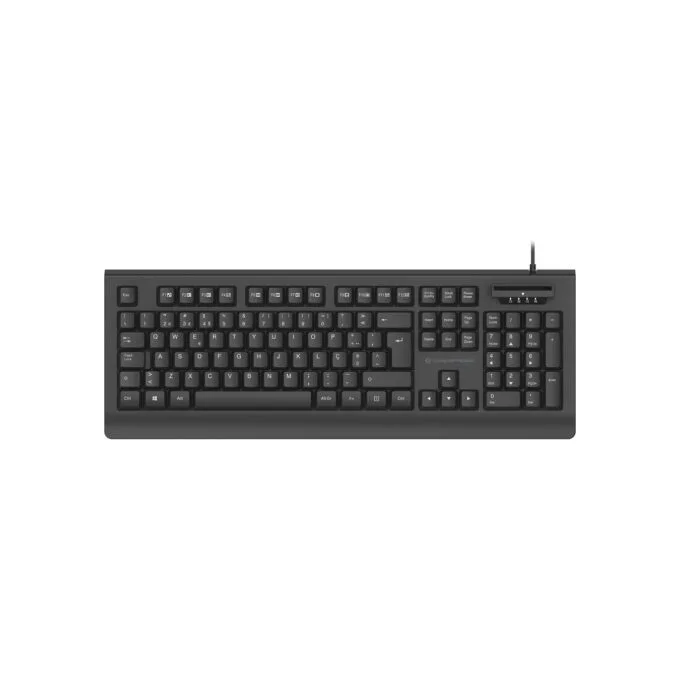 CONCEPTRONIC USB Tastatur.Smart ID-Kartenleser portugies. sw — image 1