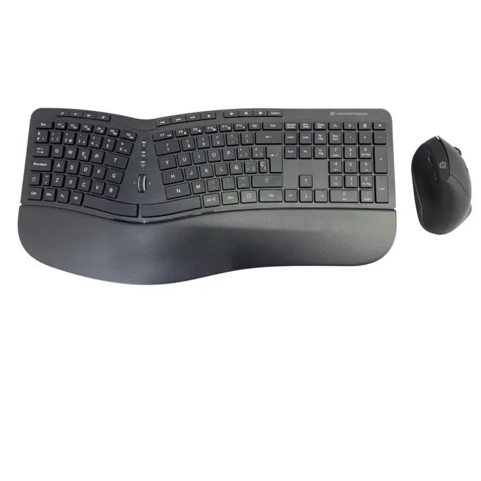 CONCEPTRONIC Wireless Keyboard+Mouse.ergo.Layout spanisch sw — image 1