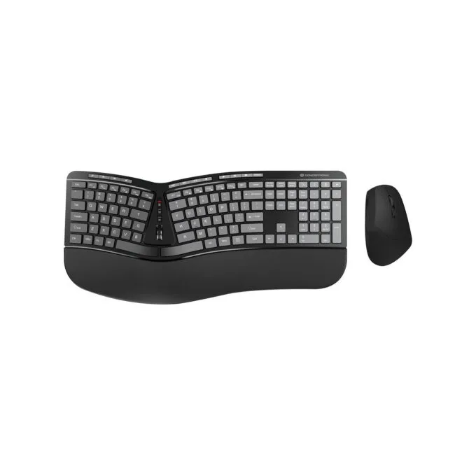 CONCEPTRONIC Wireless Keyboard+Mouse.ergo.Layout US sw — image 1