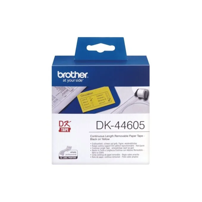 Continuous Label Paper Removable Yellow — image 2