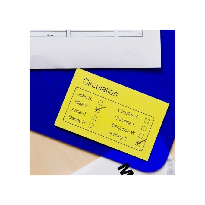 Continuous Label Paper Removable Yellow — image 3