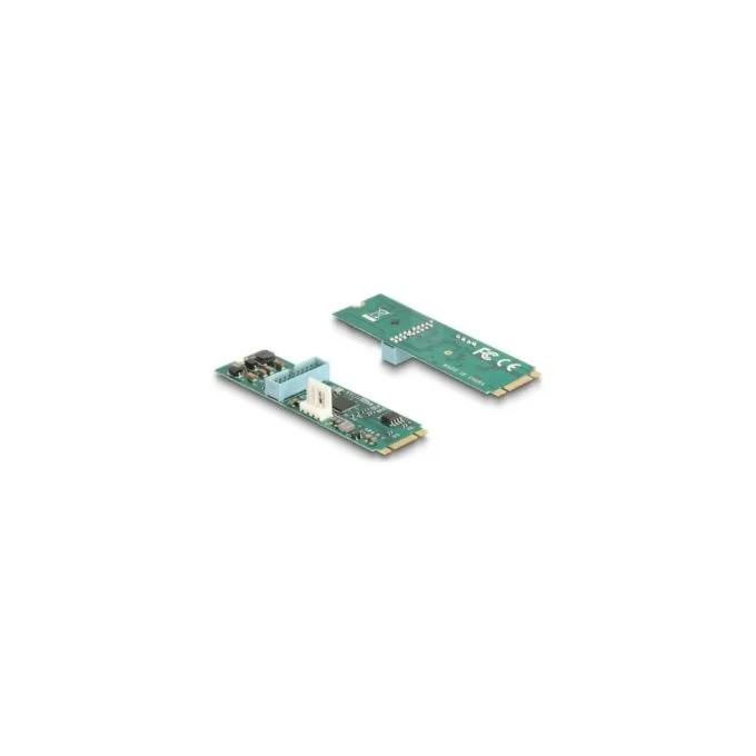 Converter M.2 Key B+M connector to 2 x USB 5 Gbps Type-A - interface extension — image 2
