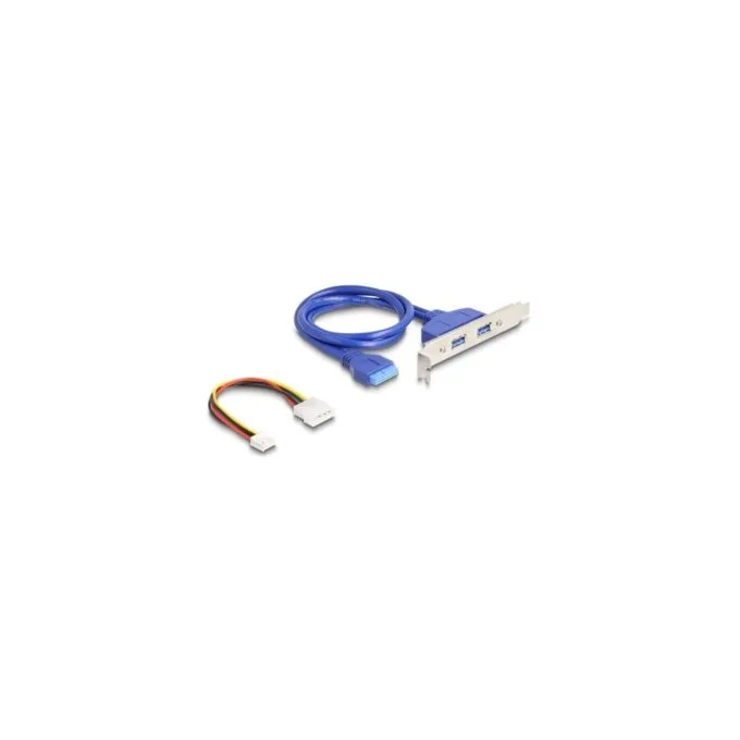 Converter M.2 Key B+M connector to 2 x USB 5 Gbps Type-A - interface extension — image 3
