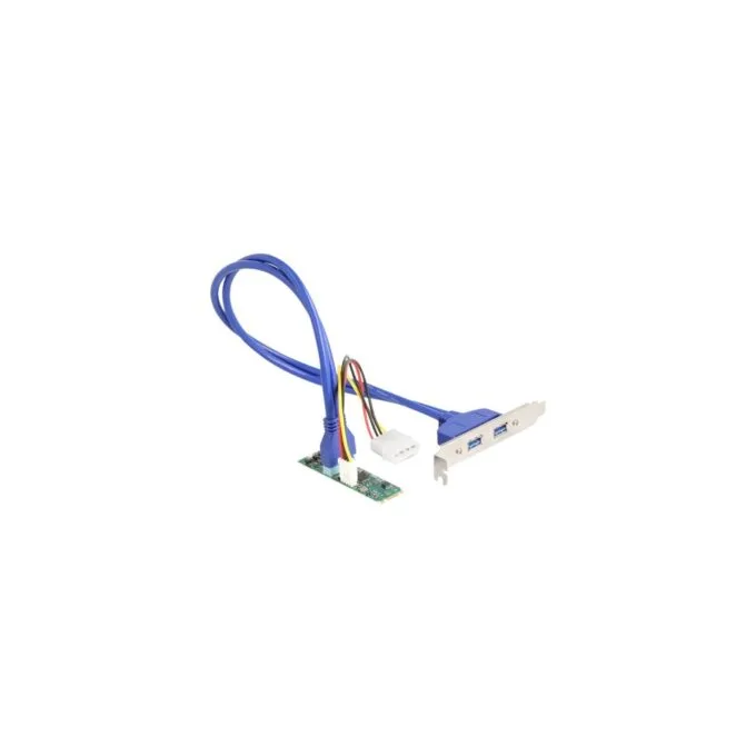 Converter M.2 Key B+M connector to 2 x USB 5 Gbps Type-A - interface extension — image 1