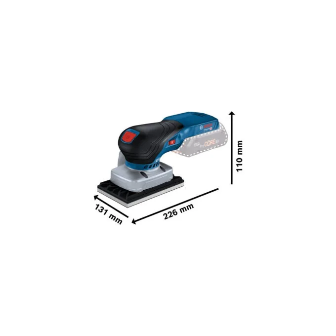 Cordless orbital sander GSS 18V-13 Professional solo — image 4