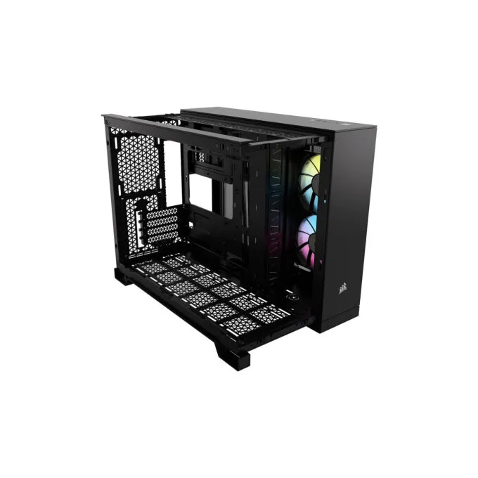 Corsair 2500X RGB schwarz Midi Tower mATX Gaming Gehäuse — image 3