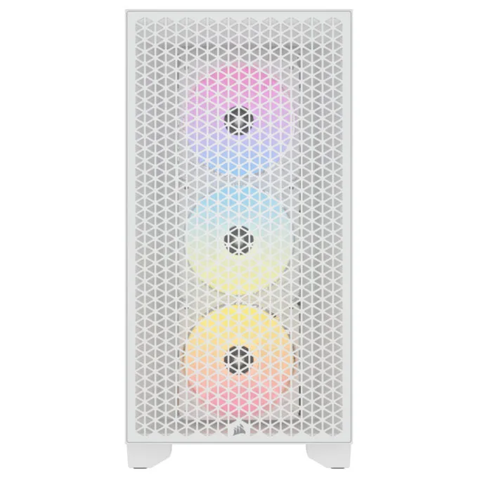 Corsair 3000D RGB Airflow weiß Midi Tower ATX Gaming Gehäuse — image 2
