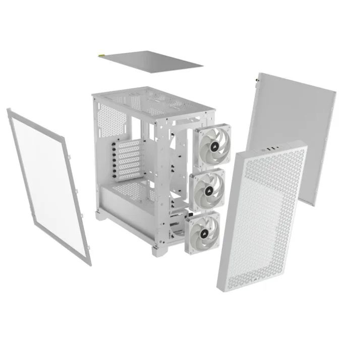 Corsair 3000D RGB Airflow weiß Midi Tower ATX Gaming Gehäuse — image 10