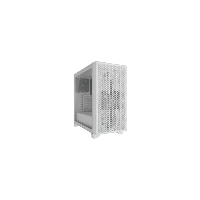 Corsair 3000D Tempered Glass - CC-9011252-WW - White Mid-Tower ATX Gaming Case, Tempered Glass Side, 2x120mm Fans — image 1