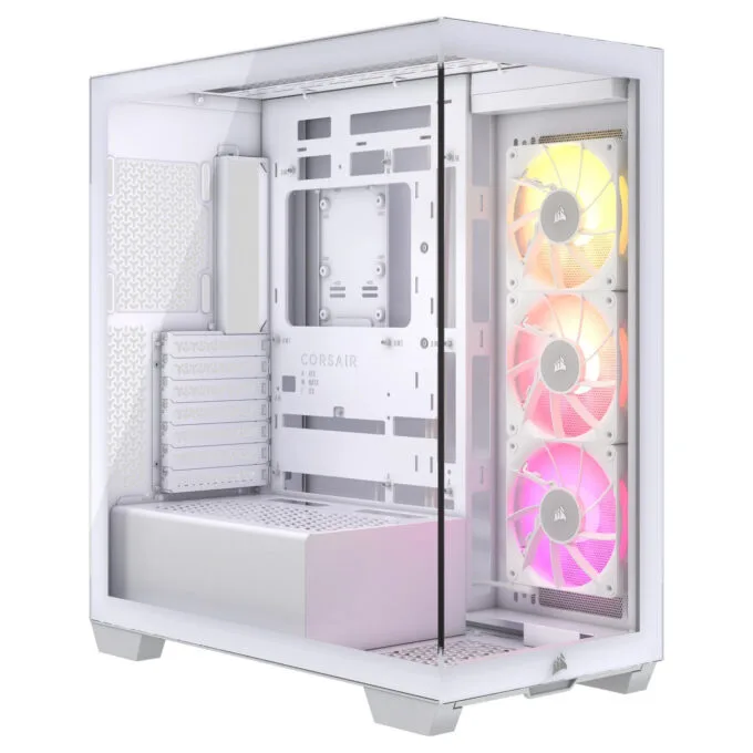 Corsair 3500X LINK RGB weiß Midi Tower ATX Gaming Gehäuse — image 1