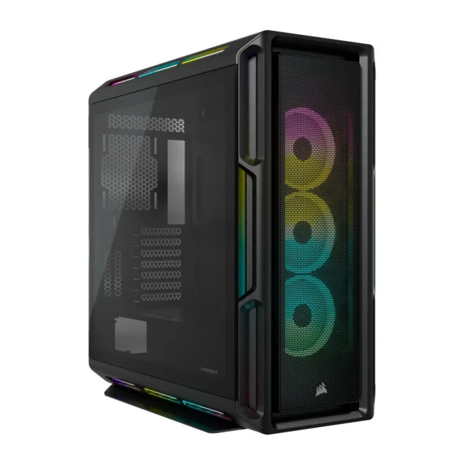 Corsair iCUE 5000T RGB Mid-Tower PC Case - CC-9011230-WW - Black, ATX, ARGB, Tempered Glass — image 2