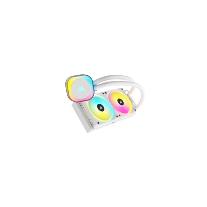 Corsair iCUE H100i RGB AIO - CW-9061005-WW - 240mm Radiator, White, 2x120mm RGB Fans — image 5