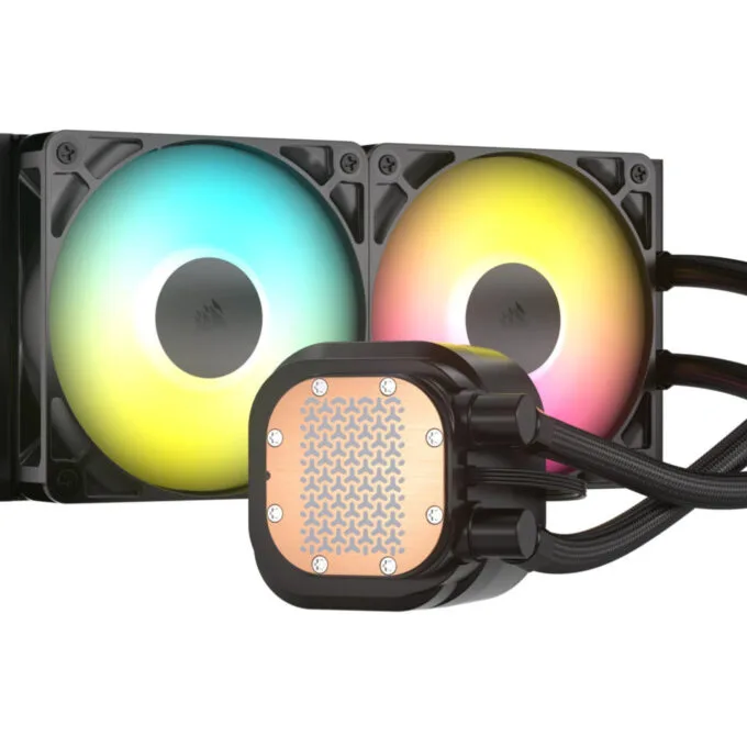 Corsair iCUE Link NAUTILUS 240 RS ARGB - 240mm AIO Liquid CPU Cooler, Black, ARGB — image 5