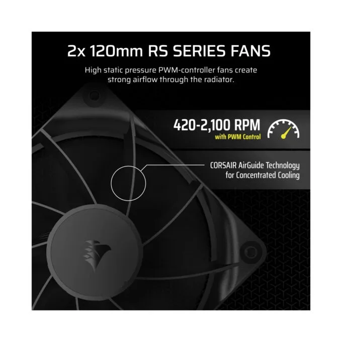Corsair Nautilus 240 RS - 240mm AIO Liquid Cooler - Black — image 6