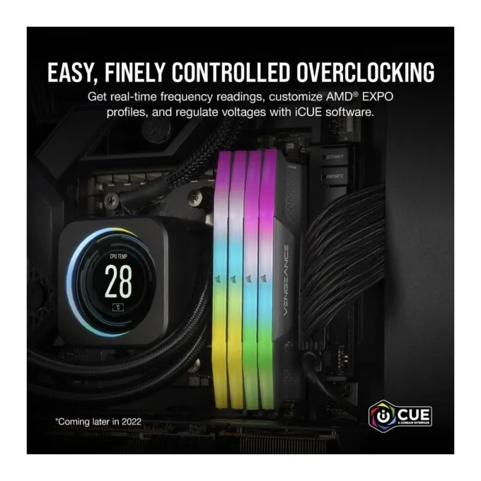 CORSAIR VENGEANCE RGB B DDR5 64GB (2x32GB) PC5200 CL40 — image 9