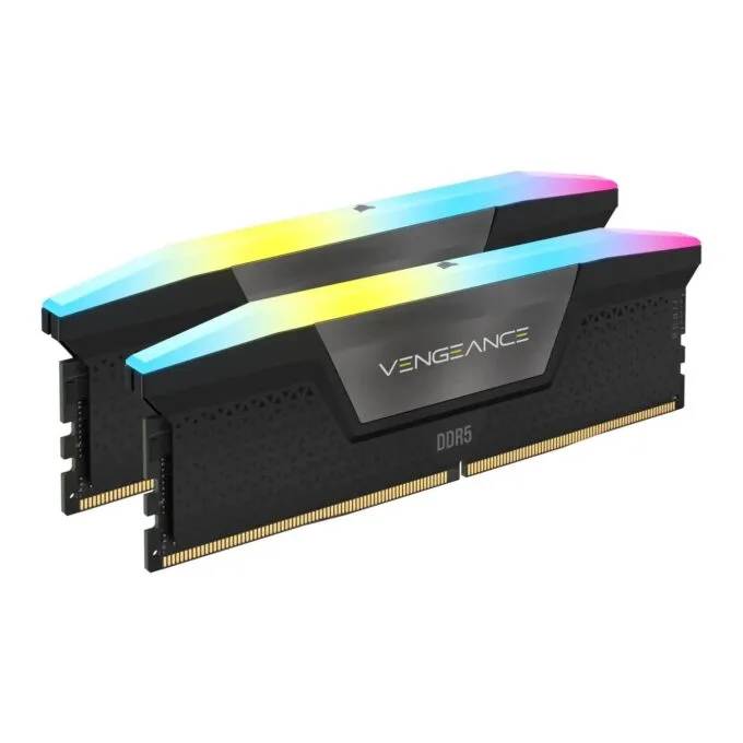 CORSAIR VENGEANCE RGB DDR5 32GB (2x16GB) 6400 MHz CL36 KIT - Black — image 1