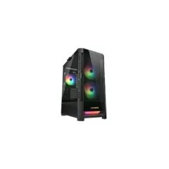 Cougar Duoface RGB Black Mid Tower Case – Dual Panels, 3 ARGB Fans