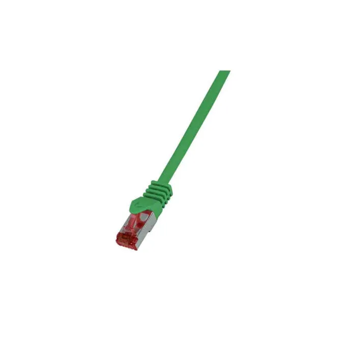 CQ2025S 0.5m Cat6 GREEN SFTP PATCH CABLE PRIMELINE LOGILINK — image 1
