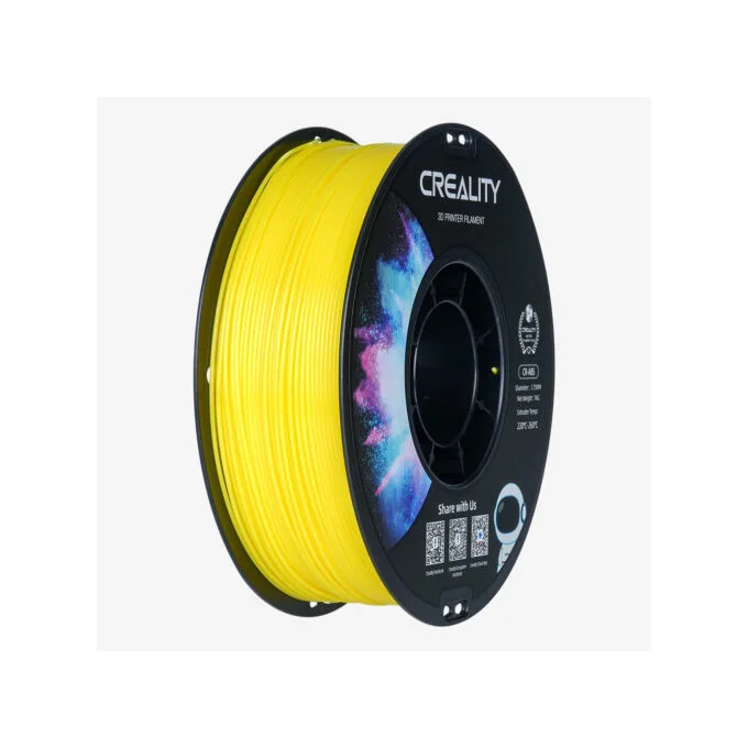 Creality CR-ABS Yellow 3D Printer Filament, Large Object Stability, Tensile Str. 43MPA, 1 kg Spool1. — image 1