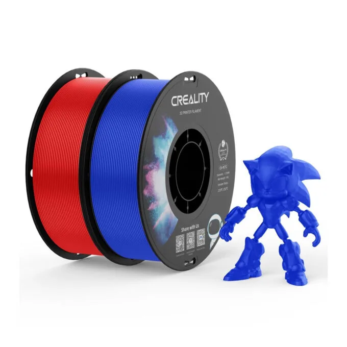Creality CR-PETG Value Pack 2kg - Red & Blue 3D Printer Filament — image 1