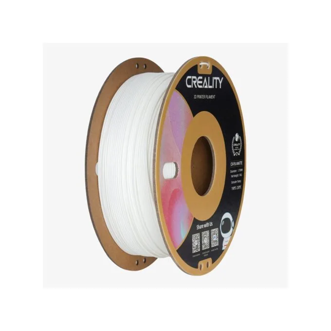 CREALITY CR-PLA Matte Gypsum White, 3D Printer Filament 1 kg Spool,1.75mm - 3301010296 - Matte Gypsum White — image 1